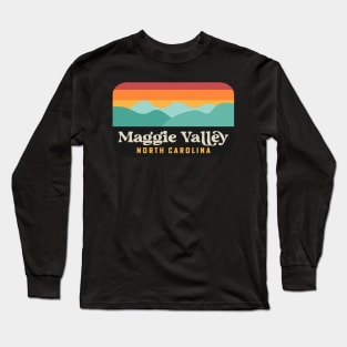 Maggie Valley North Carolina Mountain Town Vacation Long Sleeve T-Shirt